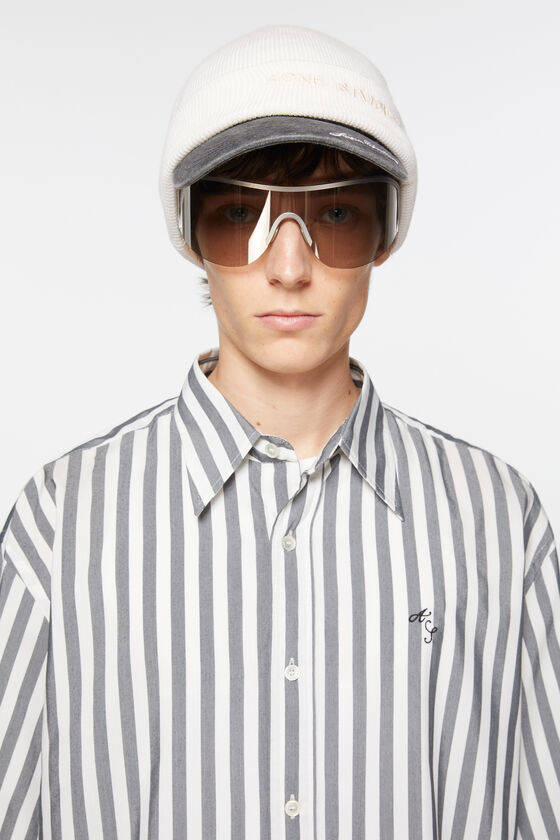 (image for) Eco-Friendly Stripe button-up shirt